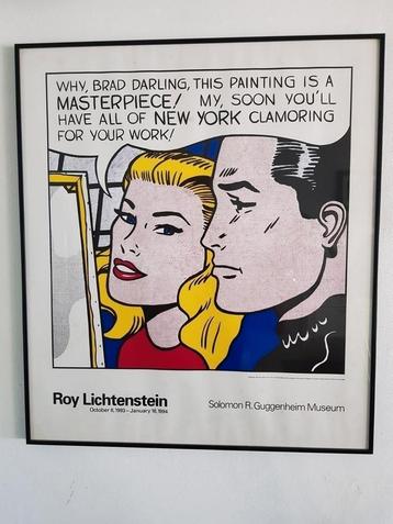 Roy Lichtenstein zeefdruk Masterpiece 1994 beschikbaar voor biedingen