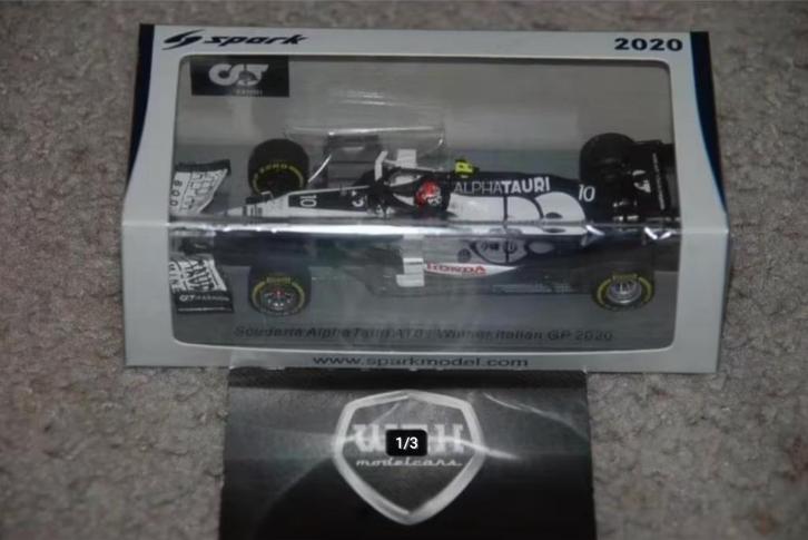 SALE !! 1:43 ALPHATAURI AT01 F1 GASLY ITALY SPARK S6480 WRH, Hobby en Vrije tijd, Modelauto's | 1:43, Zo goed als nieuw, Auto