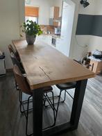 Te koop hoge boomstam tafel, Ophalen, 200 cm of meer, 50 tot 100 cm, Zo goed als nieuw
