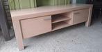 Prachtig en degelijk TV meubel van massief hout, Huis en Inrichting, Kasten | Televisiemeubels, Ophalen, Zo goed als nieuw, 50 tot 75 cm