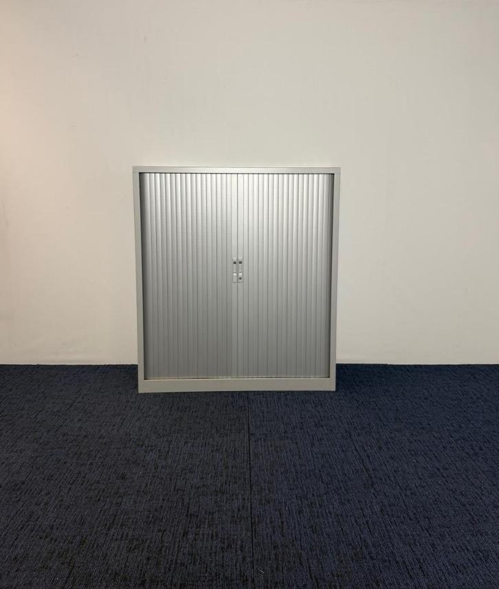4 x Roldeurkast Markant, aluminium, H 135 x B 120 x D 45 cm., Huis en Inrichting, Bureaus, Gebruikt, Ophalen