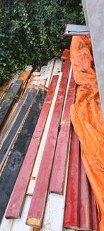 Gratis ophalen tuinhout en tuinhuis planken en balken, Doe-het-zelf en Verbouw, Hout en Planken, Ophalen of Verzenden, Zo goed als nieuw