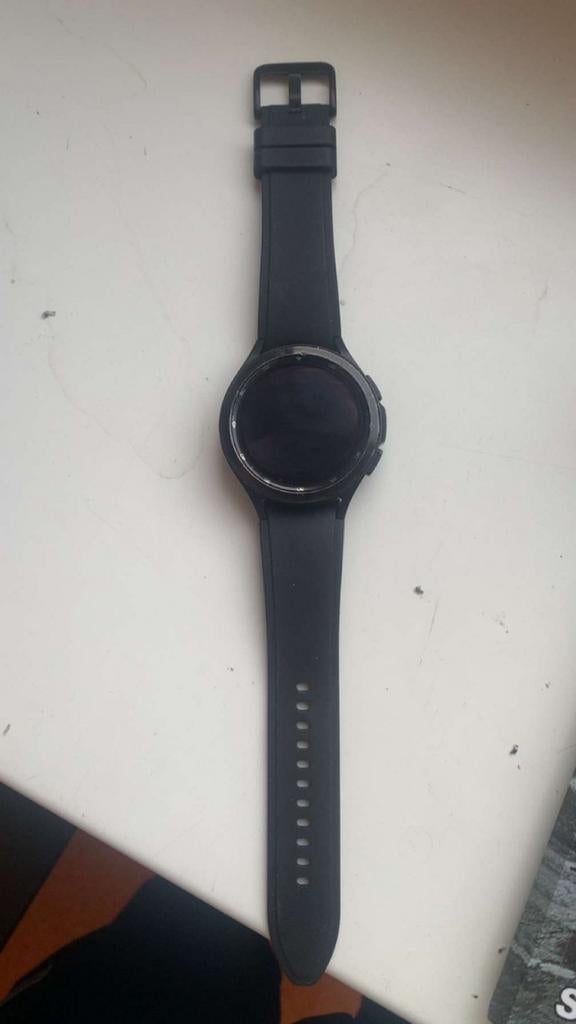 Galaxy watch 4 classic 46mm, Sieraden, Tassen en Uiterlijk, Smartwatches, Unknown, Zwart, Ophalen of Verzenden, Zo goed als nieuw