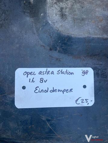 Opel Astra station 1.6 8v ‘98 Einddemper beschikbaar voor biedingen