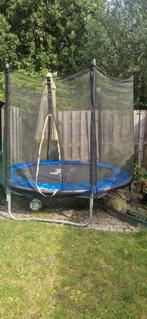 Trampoline met veiligheidsnet diameter 240 cm., Kinderen en Baby's, Speelgoed | Buiten | Trampolines, Ophalen, Gebruikt