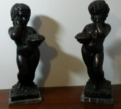 bronzen beelden, koppel, Antiek en Kunst, Kunst | Beelden en Houtsnijwerken, Ophalen