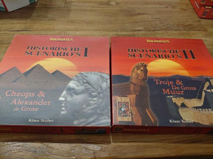 Kolonisten Historische Scenario's I & II, Hobby en Vrije tijd, Gezelschapsspellen | Bordspellen, Gebruikt, Drie of vier spelers