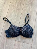 Blauwe met roze bh kant - Hunkemöller - C75, Kleding | Dames, Ondergoed en Lingerie, Hunkemöller, Ophalen of Verzenden, Overige kleuren