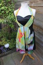 Jurk zwart/ kleur Addy van den Krommenacker mt 42 AANBIEDING, Zwart, Maat 42/44 (L), Ophalen of Verzenden, Zo goed als nieuw