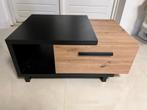 Moderne salontafel met opbergruimte, Huis en Inrichting, Tafels | Salontafels, Ophalen, 50 tot 100 cm, Zo goed als nieuw, Minder dan 50 cm