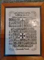 Ingelijste Gedenkplaat WOII - Gefallene und Vermisste- Hesel, Ophalen of Verzenden, Landmacht, Duitsland, Foto of Poster