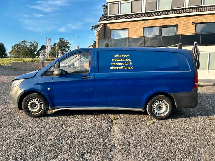 Vito 111 CDI Lang BLAUW MARGE Rijd als nieuw!, Auto's, Bestelauto's, Bedrijf, ABS, Airbags, Alarm, Bluetooth, Boordcomputer, Centrale vergrendeling