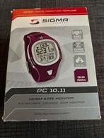 Sigma heart rate monitor PC 10.11 sport horloge, Ophalen, Gebruikt, Paars, Android