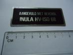 sticker oud BEVEROL INULA oil olie auto motor glans retro, Verzenden, Zo goed als nieuw, Bedrijf of Vereniging