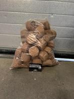 ZOMERDEAL! HAARDHOUT/HOUTBRIKETTEN! 2+1 GRATIS 5KG ZAKKEN, Minder dan 3 m³, Ophalen, Overige houtsoorten, Blokken