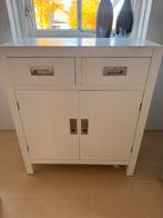 Witte Kast met Lades en Deuren, Huis en Inrichting, Overige materialen, 100 tot 150 cm, Zo goed als nieuw, Met lade(s)