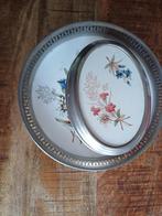 Porselein met tin./antiek, Ophalen of Verzenden