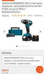 Makita DHP484RTJ 18V Li-Ion accu klopboor- /schroefmachine s, Ophalen of Verzenden, Nieuw, Boor- en Schroefmachine