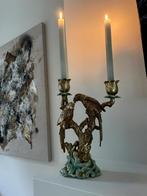 Keramieke design dubbel arms  "papegaai" kandelaar, Huis en Inrichting, Woonaccessoires | Kandelaars en Kaarsen, Overige materialen