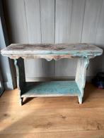 oud bijzettafeltje scandinavisch, Huis en Inrichting, Tafels | Bijzettafels, Ophalen, Gebruikt, Scandinavisch brocante japandi