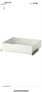 ikea komplement lade wit 75x58 cm, Ophalen, Kunststof, 1 of 2 laden, 50 tot 100 cm