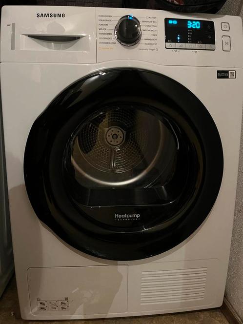 Samsung Warmtepompdroger DV80TA220AE, Witgoed en Apparatuur, Wasdrogers, Gebruikt, Condens, Voorlader, 8 tot 10 kg, 85 tot 90 cm