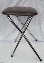 Opvouwbare vintage kruk gemaakt door Rego Gilze Holland, Ophalen of Verzenden, Zo goed als nieuw, Overige materialen