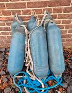 5x majoni fenders stootwillen bootfenders 15x58cm blauw, Ophalen of Verzenden, Ankeren en Afmeren, Zeilboot of Motorboot