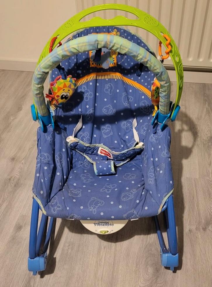 Wipstoel, Kinderen en Baby's, Wipstoeltjes, Gebruikt, Wipstoel, Fisher-Price, Met gordel(s) of riempje(s), Verstelbaar, Ophalen