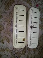 Antieke Brabantia huishoudkist spaarpot met tekst, Ophalen of Verzenden, Gebruikt, Overige stijlen, Overige typen