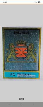 Panini Voetbal 87 FC Twente Embleem, Ophalen of Verzenden, Gebruikt, F.C. Twente, Poster, Plaatje of Sticker