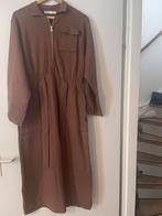 Bruine Zara Jurk met Rits - Maat M, Kleding | Dames, Maat 38/40 (M), Bruin, Ophalen of Verzenden, Zo goed als nieuw
