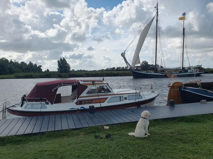 Saga 27 AK 1990 met extra's en vernieuwingen!, Watersport en Boten, Motorboten en Motorjachten, Gebruikt, Polyester, 6 tot 9 meter