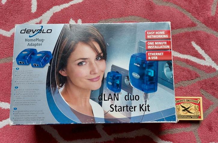 Powerline Devolo dLAN Duo set, Computers en Software, Powerlines, Zo goed als nieuw, Ophalen of Verzenden