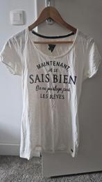 Bien Bleu Shirt - Maat S, Wit, Ophalen of Verzenden, Zo goed als nieuw, Korte mouw