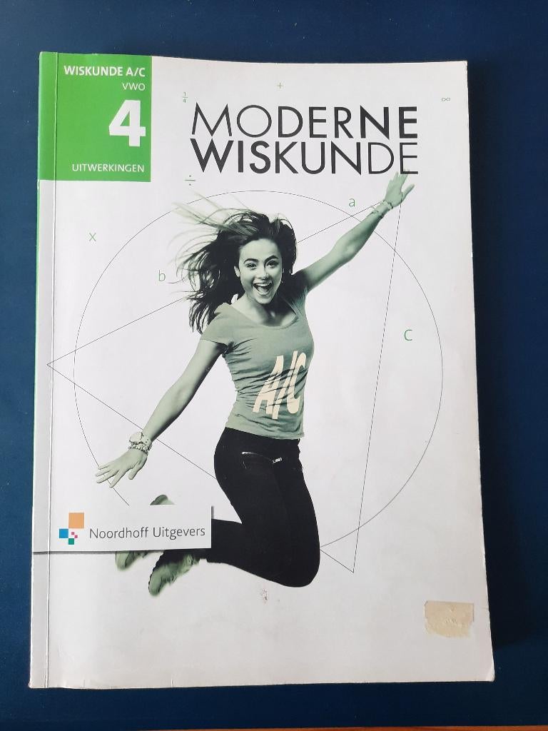 Moderne Wiskunde 11e editie 4 VWO A/C uitwerkingenboek, VWO, Wiskunde A, Ophalen of Verzenden, Zo goed als nieuw