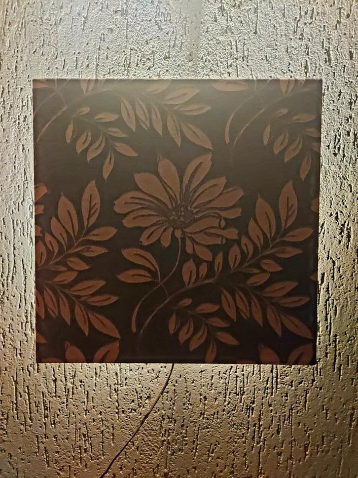 Set Unieke Vintage Wandlampen, Huis en Inrichting, Lampen | Wandlampen, Stof, Ophalen of Verzenden