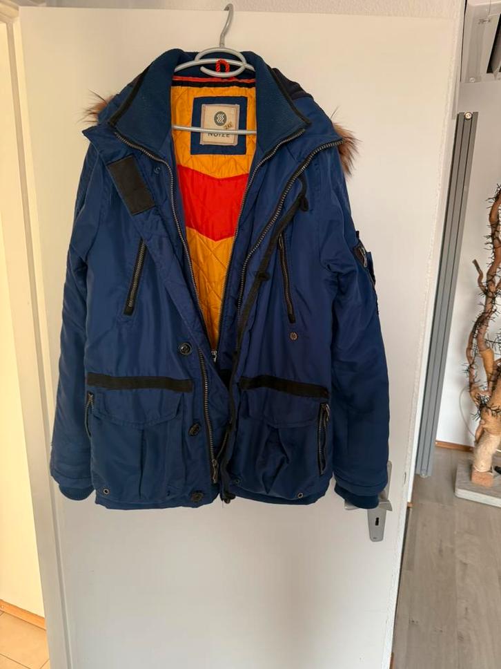 Winterjas Noize, Kleding | Heren, Jassen | Winter, Gedragen, Overige maten, Blauw, Ophalen of Verzenden