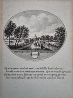 1793 Van Ollefen & Bakker - gravure Bergschenhoek, Antiek en Kunst, Kunst | Etsen en Gravures, Ophalen of Verzenden