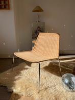 Vintage Italian Rattan lounge stoel, Huis en Inrichting, Stoelen, Ophalen, Unknown, Unknown, Zo goed als nieuw
