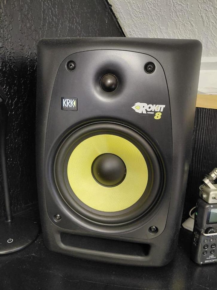 2x KRK Rokit 8 + 1x KRK Sub s10, Audio, Tv en Foto, Luidsprekers, Zo goed als nieuw, Overige typen, 120 watt of meer, Overige merken