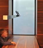 Strakke SQUADRA MONO Hanglamp - 2 Meter, Huis en Inrichting, Lampen | Hanglampen, Ophalen, Gebruikt, Metaal, Modern