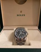 Rolex Day date, zwarte wijzerplaat, Ophalen of Verzenden, Nieuw, Staal, Rolex