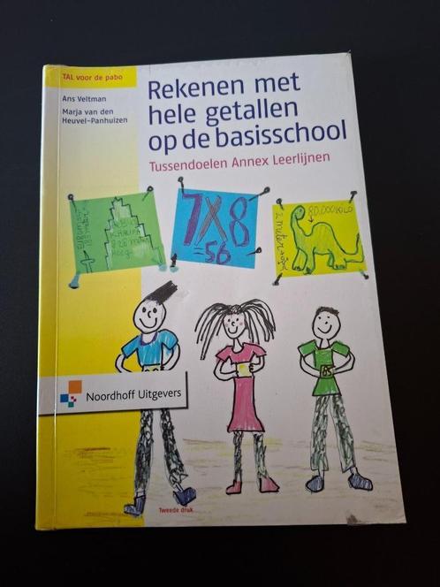 rekenen met getallen op de basisschool pabo boek, Boeken, Studieboeken en Cursussen, Zo goed als nieuw, HBO, Alpha, Ophalen of Verzenden