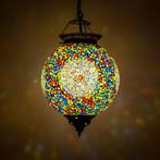Oosterse glasmozaiek hanglamp, Nieuw, Ophalen of Verzenden, Glas, Minder dan 50 cm