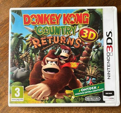 Donkey Kong Country Returns 3D, Spelcomputers en Games, Games | Nintendo 2DS en 3DS, Zo goed als nieuw, Overige genres, 1 speler