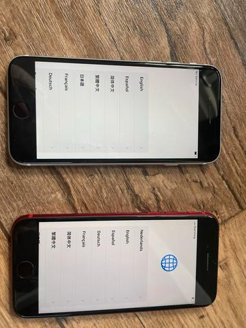 iPhone SE (2020) - Rood & Wit - 64GB - prijs per stuk beschikbaar voor biedingen