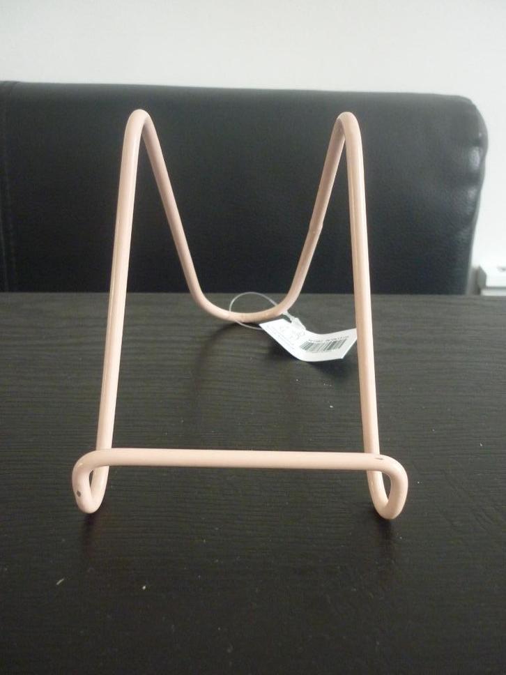 Tegelhouder Roze  / tegelhoudertje metaal / standaars, Huis en Inrichting, Woonaccessoires | Tekstborden en Spreuken, Ophalen of Verzenden