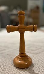 Houten staand kruisbeeld / kruis van 22 cm. hoog, Ophalen of Verzenden