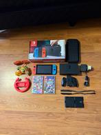 Nintendo Switch + Mario Kart 8 Deluxe & Veel Extras, Spelcomputers en Games, Games | Nintendo Switch, Racen en Vliegen, Ophalen of Verzenden